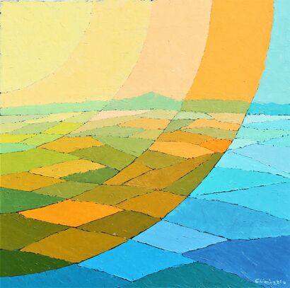 Dinamismo nella campagna op. n 12 - a Paint Artowrk by Giovanni Chiminazzo